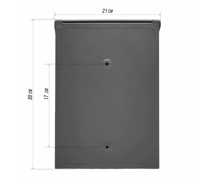 Ящик почтовый черный К-38013 MASTER LOCK Фотография_4
