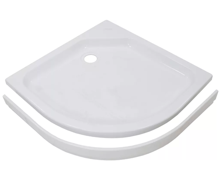 Поддон акриловый полукруг 900х900 мм Гидрус (ножки, сифон) ТРИТОН Фотография_1