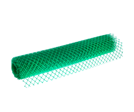 Сетка садовая ромбическая, пластиковая, 1,5х20 м, ячейка 40*40 мм, зеленая Фотография_0