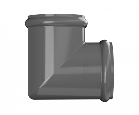 Угол желоба Технониколь Оптима, 90°, серый, ПВХ Фотография_1