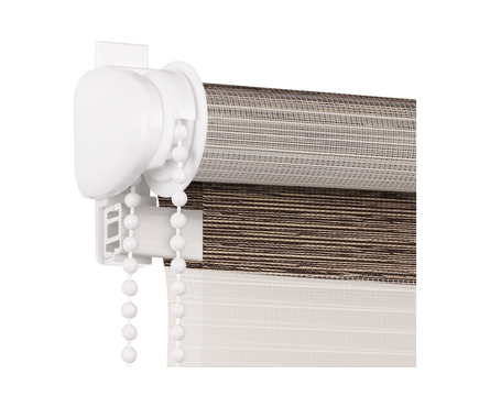 Штора рулонная PRAKTO Day&Night, эбен, 80х160 см Фотография_2