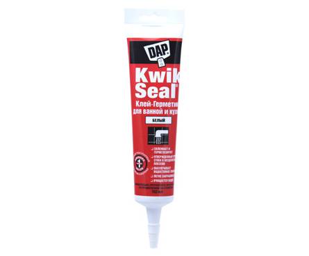 Клей-герметик сантехнический DAP Kwik seal, белый 162мл