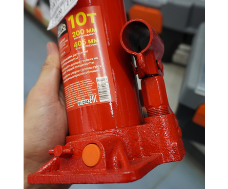 Домкрат гидравлический 10т бутылочный STARTUL 200-405 мм Фотография_8