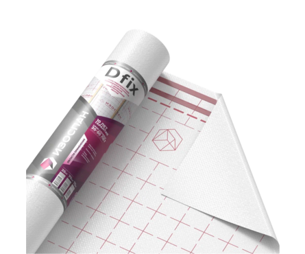 Пленка Изоспан D fix паро-гидроизоляционная повышенной прочности с клеевой полосой (70 м²/рул) Фотография_1