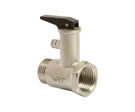 Клапан предохранительный для бойлера с ручкой VRT 1/2, вн/нар, 8.5 бар Фотография_2