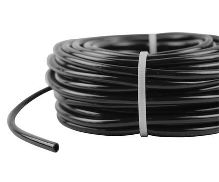 Микротрубка для систем капельного полива ПВХ, 3-5 мм, 3 бар, чёрная (бухта 100 м) Фотография_2