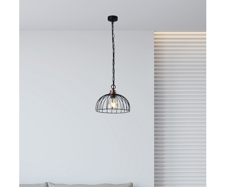 Светильник подвесной Е27 Agarola P1 черный 1018-106 RIVOLI Фотография_6