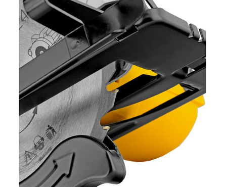 Пила циркулярная (дисковая) 1200 Вт, 5500 об/мин, пропил 55 мм, диск 165 мм CS-165 DENZEL Фотография_6