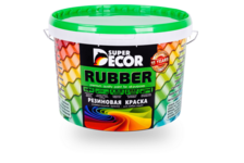 Краска резиновая SUPER DECOR Винный RAL3005 3 кг