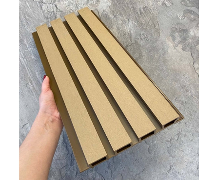 Фасадная реечная панель ДПК ЕasyDecking 219х26х3010 мм, дуб шлиф. Фотография_1