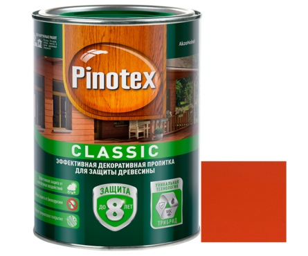 Пропитка Pinotex Classic для наружных работ, Рябина (2.7 л) Фотография_0