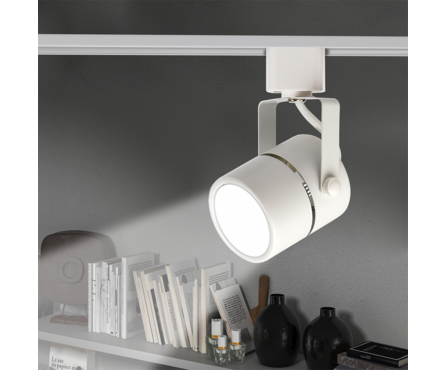 Светильник-прожектор JazzWay PTR27, трековый, GU5.3, белый, IP20 Фотография_2