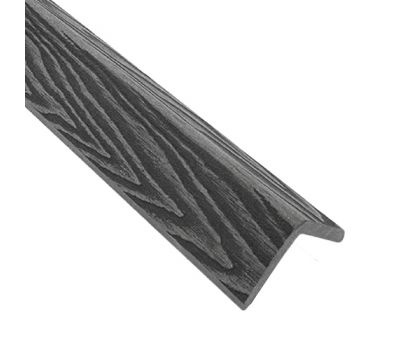 Угол ДПК равнополочный EasyDecking Wood-X 50х50х3010 мм, серый 3D Фотография_0