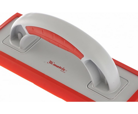 Терка пластиковая 250х95 мм для эпоксидной затирки 2х компонентная ручка MATRIX Фотография_1