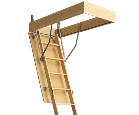 Лестница чердачная 60х120х280 см (неутепленная крышка) ДЕКЕ DACHA Фотография_1