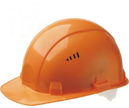 Каска строительная оранжевая Фотография_0