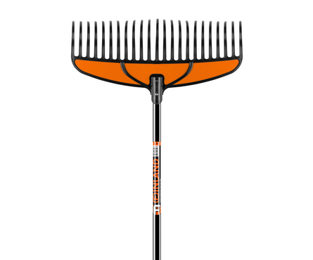 Грабли веерные 23 зубца алюминиевый черенок FINLAND Фотография_1