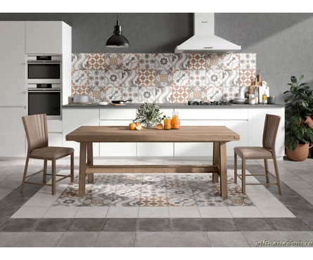 Керамогранит Carpet пэчворк многоцв. рел. 298х298х8 мм Cersanit (0.089 м²/1 шт) 1 сорт Фотография_2