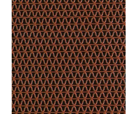 Коврик грязезащитный 90x100x0.45 см ЗигЗаг коричневый Фотография_1