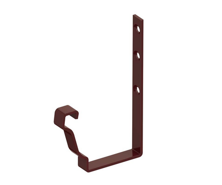 Держатель желоба МП (длинный) 120х86 мм (коричневый 8017) БЮДЖЕТ Фотография_0