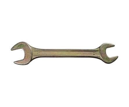 Ключ рожковый гаечный DEXX 19х22 мм, желтый цинк Фотография_0