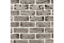 Гипсовая плитка Belstone Брик 100 64х193х7 мм серый (33 шт/0.5 м²/уп)