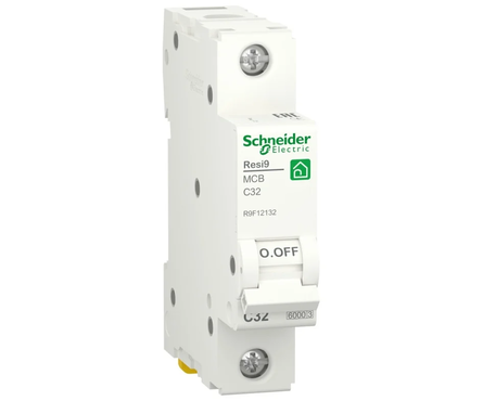 Автоматический выключатель Schneider Electric RESI9, модульный, 1п, C, 32А, 6000А Фотография_0