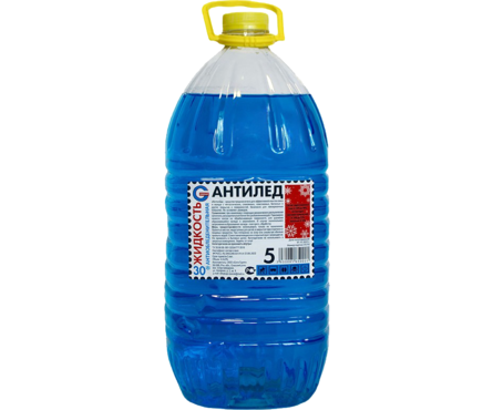 Жидкость стеклоомывателя антиобледенительная Антилёд от -5 до -30°C 4,6 л Фотография_0