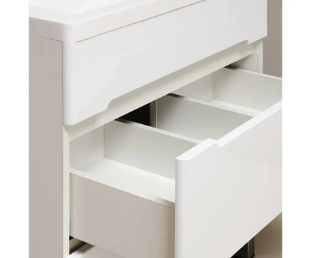 Тумба Парма-60 2-ящика с умывальником Оmega 60 белый Фотография_2