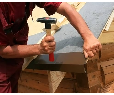 Планка карнизная для г/ч Polyester коричневая RAL8017 (2 м) Фотография_1