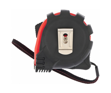 Рулетка Matrix Status magnet 3 fixations, 25 мм, обрезиненный корпус, зацеп с магнитом, 7.5 м Фотография_1