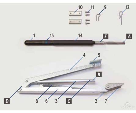 Автомат форточки к теплице Усиленная Фотография_1