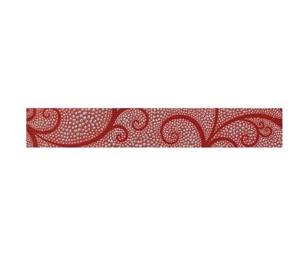 Плитка Березакерамика Капри Жемчуг 54 х 350 мм, красный Фотография_0