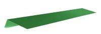 Планка карнизная для г/ч (ТН) Шинглас Polyester зелёная RAL6005 (2000x100 мм)