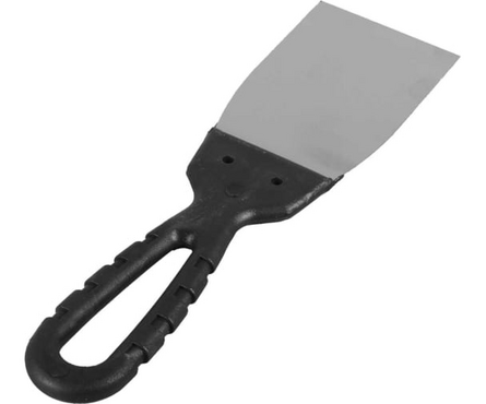 Шпатель 60 мм нержавеющая сталь пластиковая ручка ВИХРЬ Фотография_1