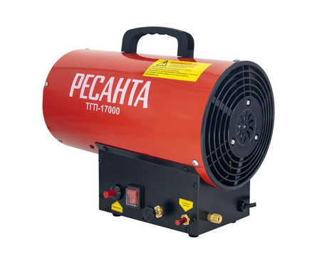 Тепловая пушка газовая 17 кВт/220В/20м² ТГП-17000 РЕСАНТА Фотография_4