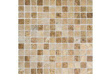 Мозаика Caramelle Mosaic Pietrine Emperador Light полированная, 298х298х4 мм, чип 23х23 мм