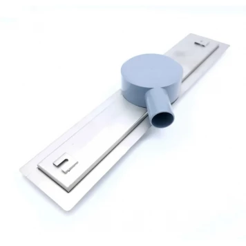 Трап сливной горизонтальный выход D 50 мм нерж. 70х800 мм с сухим затвором BAD538002 ZEISSLER Фотография_1