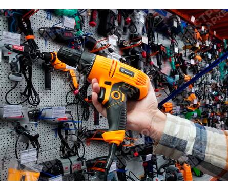 Дрель-шуруповерт сетевой 500 Вт, 0-750 об/мин, 10 Нм DKD500 DEKO Фотография_2