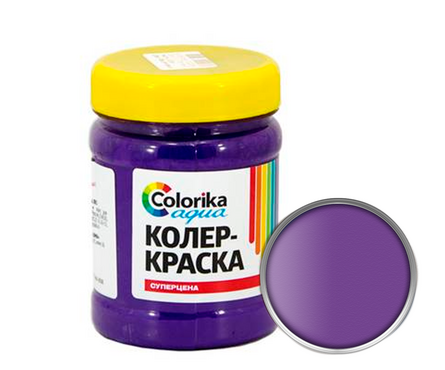 Колер-краска Colorika Aqua фиолетовая 0,5 кг Фотография_0