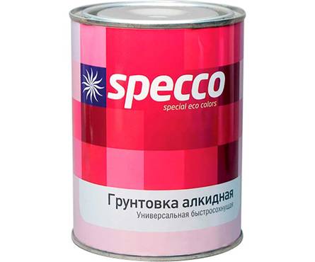 Грунт по металлу ГФ-021 SPECCO антикорозионный, красно-коричневый, 1 кг Фотография_0