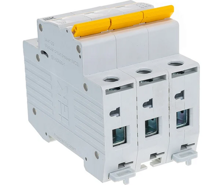 Выключатель автоматический модульный 3п C 63А ВА47-29 IEK Фотография_1