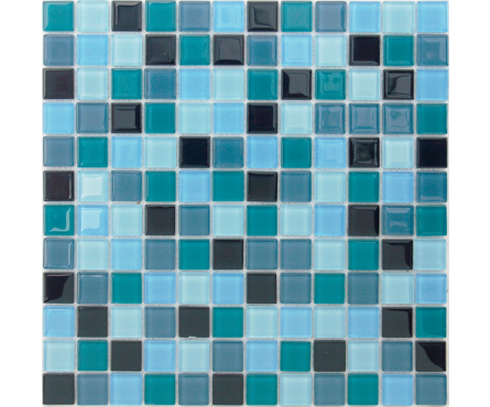 Мозаика Caramelle Mosaic Acquarelle Delphinium 298х298х4 мм, чип 23х23 мм Фотография_0