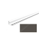 Угол ПВХ для плитки внутренний 8-7х2500 мм серый глянцевый ИДЕАЛ Фотография_0