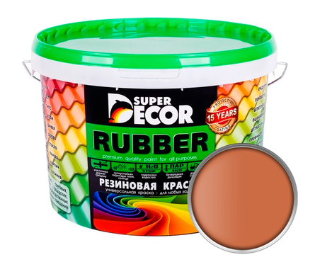 Краска резиновая Super Decor №18 Кирпич (1 кг) Фотография_0