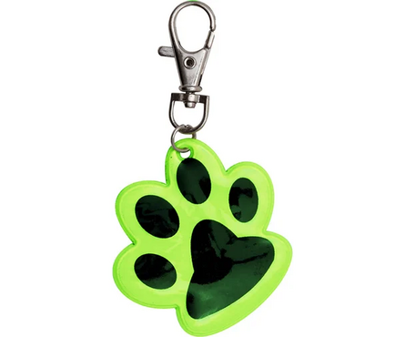 Брелок-светоотражатель Лапка Рыжий кот Фотография_0