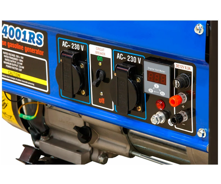 Генератор бензиновый 2.8 кВт 220В бак 15 л ручной стартер PE-4001RS ECO Фотография_4