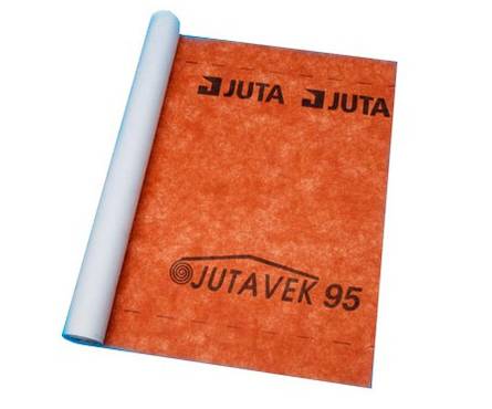 Мембрана Ютавек 95 гидро-ветрозащитная паропроницаемая JUTA 1,5х50 (75 м2) Фотография_0