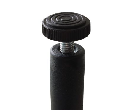 Подстолье мебельное конусное черное матовое 730 мм LAKSI ЛОФТ (2 шт/уп) Фотография_1