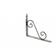 Кронштейн декоративный СИБРТЕХ, 190х240х25х3.5 мм, темно-серый Фотография_0